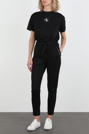 Knotted T-Shirt in Black CALVIN KLEIN
